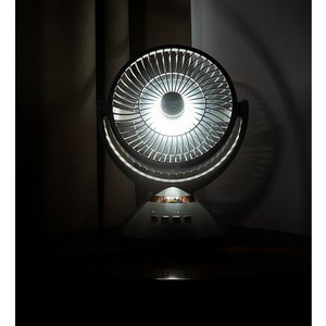 Ventilatore da Tavolo Meccanico Oscillante con Ricarica Wireless USB 2026, Batteria da 7200mAh, 4 Velocità, <span class=keywords><strong>Circolazione</strong></span> dell'<span class=keywords><strong>Aria</strong></span>, Luce Notturna, per Ufficio - Product Image 5
