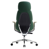 Chaise de bureau de direction ergonomique pivotante en cuir de luxe pour la vente en gros