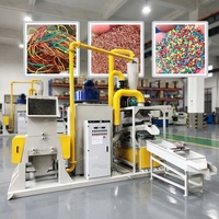 Machine à granuler le fil de cuivre, grande capacité 500 kg/h, électrique, automatique, pour le recyclage des métaux, granulés de cuivre pour câbles de rebut