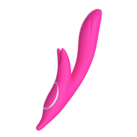 Fernbedienungsfähiger Vibrator für Frauen mit 8 Frequenzmodi, Wasserdichter Silikon-Klitoris-Stimulator, Automatisches Teleskopisches Erwachsenen-Lustspielzeug