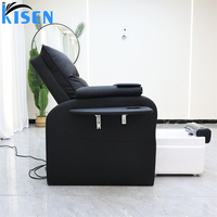 Bassin électrique Offre Spéciale de chaise de pédicure de manucure avec fonction de surf léger pas de chaises de pédicure de plomberie de luxe pour salon de manucure