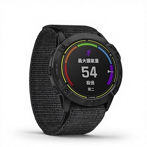 Correa de Reloj de Nailon Tejido de Repuesto para <span class=keywords><strong>Garmin</strong></span> <span class=keywords><strong>Enduro</strong></span>/Fenix 6X Pro/MK2i con Hebilla de 20mm/22mm/26mm - Product Image 1