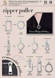 Tirette de <span class=keywords><strong>fermeture</strong></span> à glissière en métal brillant personnalisable, pendentif coulissant personnalisé, Rectangle tirette en alliage de Zinc pour sac - Product Image 5