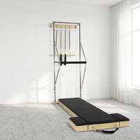Sistema de Equipo de Pilates para Pared, Media Torre con Plataforma Alta y Colores Personalizados, Venta al Por Mayor de Fábrica