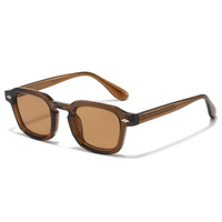 Montures de lunettes de soleil tendance pour jeunes filles, polarisées UV400, fabriquées en Chine, lunettes de soleil carrées durables en TR90 pour femmes