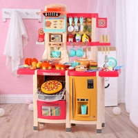 Ensemble de jeu de cuisine pour enfants, jouets interactifs de cuisine, effets sonores réalistes et fonctionnalités simulées pour les enfants de 2 à 9 ans
