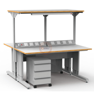 Detall светодиодная сборка Заводская ESD настольная Электроника workbench металлический стол инструмент шкаф рабочая станция - Product Image 3