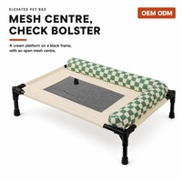 Lits pour animaux de compagnie universels toutes saisons en tissu Oxford avec dessus en maille, design suspendu, respirants, chauds, protection contre l'humidité, lits amovibles