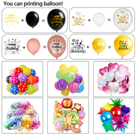 Ballons en latex nacré épais et brillants de 5, 10 et 12 pouces, ballons en latex nacré épaissis pour l'hélium, décorations pour anniversaires, mariages, événements et fêtes