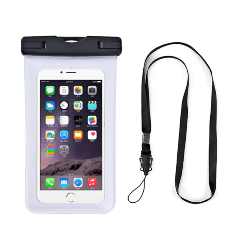 Customize Logo Gift Universal Waterproof Mobile Phone Bag Pouch Carry Cover Waterproof Phone Case for iphone xiaomi phones