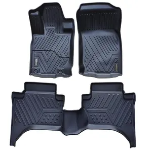 Aksesoris Interior Mobil, Kualitas Tinggi TPV 3D 5D Lantai Mobil Karpet Tikar dengan Extender untuk Mitsubishi L200