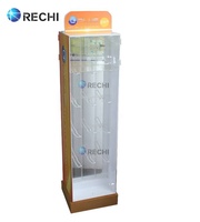 RECHI – accessoire de téléphone portable en acrylique, support d'étagère d'affichage de chargeur de voiture USB avec crochet de cheville pour étui de téléphone/câble/adaptateur d'alimentation