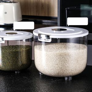 Organizador de Alimentos para Cocina, Dispensador de Cereales y Arroz, Contenedor de Almacenamiento, Libre de BPA, PET, 30L, 20L, 10L, Almacenamiento de Alimentos Frescos - Product Image 6