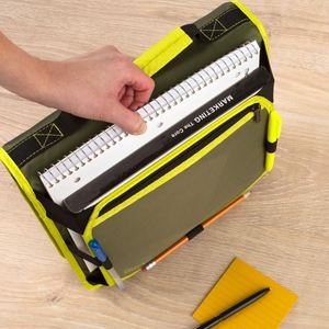 แฟ้มใส่เอกสาร Case-it รุ่น It Office Binder Organizer ความจุ 500 แผ่น พร้อมซิปและหูหิ้ว แฟ้ม 3 ห่วง ขนาด 2 นิ้ว พร้อมซิป - Product Image 5