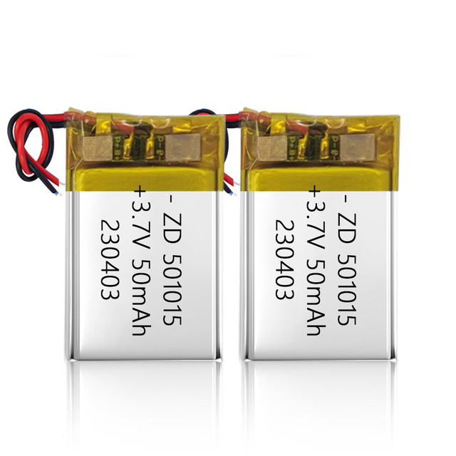 3.7v 50mah 501015 30MAH 400909 401012 Polymer Lithium Battery Headset Portable DVD MP3 MP4 Aaa 3.7V Rechargeable Lipo Battery