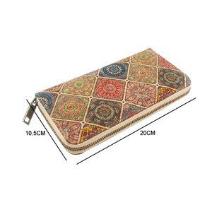 Boshiho Women Cork Vegan <b>Purse</b> Wallet Large Capacity Smart Phone Clutch Zip Long <b>Purse</b> with Card Holder Coin Pocket Vegan Gift - Product Image 2