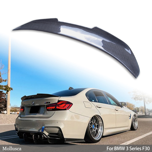 For 3 Series F30/M3 F80 Sedan PSM Style Carbon Fiber <b>Rear</b> <b>Spoiler</b> Trunk Wing 2011-2019 - Product Image 1