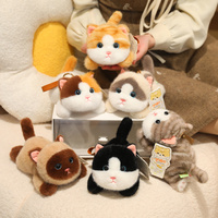 Porte-clés en peluche, jouets en peluche, animaux en peluche, porte-clés chat en peluche, chat réaliste en peluche, fabrication de jouets en peluche personnalisés