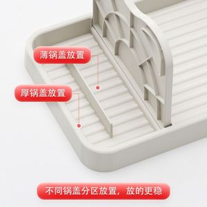 2 piezas de soporte para cucharas de plástico ecológico con clips para ollas, plegable, para encimera de cocina, apto para lavavajillas - Product Image 6