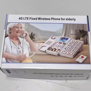Téléphone fixe sans fil 4G avec gros boutons pour la maison/le bureau, appel d'urgence SOS, WIFI partagé, téléphone senior 4G - Product Image 5