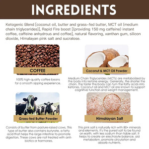 OEM/ODM Keto ผงกาแฟลดความอ้วนสนับสนุนการจัดการน้ำหนักและกีฬา - Product Image 5