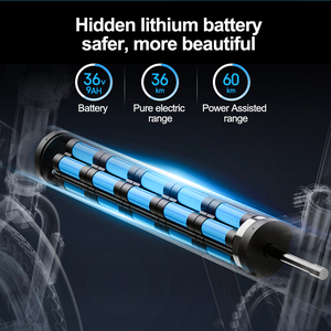 Vélo pliable pour adulte 400W avec moteur 400W, pneus de 14 pouces, triple amortisseurs, batterie au lithium, capteur de lumière - Product Image 5