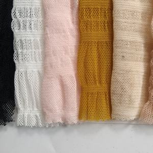 Tela de LICRA de malla con agujeros de secado rápido de nailon Jacquard de alta elasticidad para sujetador <span class=keywords><strong>y</strong></span> bragas sexis - Product Image 3