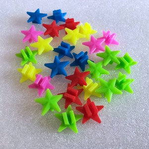 Bicycle Decorative Colorful Stars Little Star Model <b>Plastic</b> Resin Easy Installation for Bike Wheel and <b>Basket</b> - Product Image 2