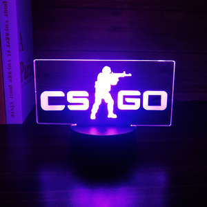 Creative3D LED Game Setup RGB <b>Lights</b> Game Room <b>Lights</b> Decoration USB Powered Nightlight Lamp Bedroom Decoration Christmas <b>Lights</b> - Product Image 2