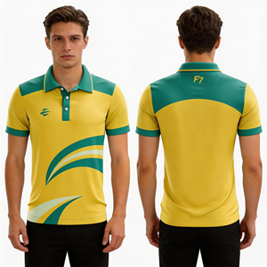 เสื้อโปโลดีไซน์ฟรี แบบยูนิเซ็กซ์ พร้อมโลโก้สั่งทำ เสื้อโปโลกีฬา ระบายอากาศได้ดี ดีไซน์ทันสมัย - Product Image 3