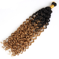 Extensions de cheveux synthétiques Afro au Crochet, tresses ondulées, tresses en vrac