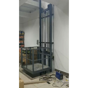 Sistema de Elevación Hidráulico Vertical a <span class=keywords><strong>Precio</strong></span> de Fábrica, Elevador de Carga con Riel Guía, Elevador de Mercancías con Riel Principal - Product Image 1