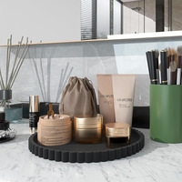 Tapis de rangement en silicone moderne et populaire pour salle de bain et évier de cuisine, antidérapant, résistant à la chaleur, réutilisable, pour table de maquillage, qualité supérieure