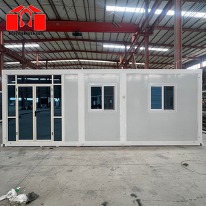 Casa Container 20FT 40FT con Tetto Piatto Australiano, 2 Camere da Letto, Prefabbricata, Mobile ed Espandibile per Ville e Hotel, Costruzione in Acciaio - Product Image 2