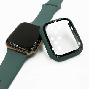 Couverture complète pour <span class=keywords><strong>Apple</strong></span> <span class=keywords><strong>Watch</strong></span> Series 6 5 4 <span class=keywords><strong>3</strong></span> 2 1 Étui rigide en plastique avec film de verre pour IWatch Protecteur d'écran - Product Image 4