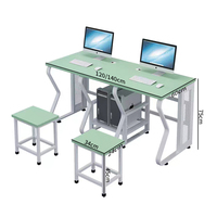 Bureau d'étude étudiant minimaliste moderne Assemblage facile Bureau à domicile pour ordinateur portable Commande en gros
