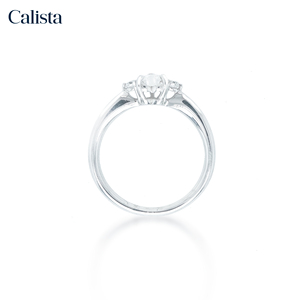 Anillos de boda de Plata de Ley 925 para mujer, bandas de compromiso en forma de corazón, ajuste de bisel, estilo clásico de Vietnam para fiestas - Product Image 2