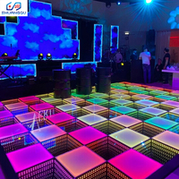 Piste de danse LED RGB personnalisable pour aire de jeux intérieure, sol interactif lumineux pour discothèque, bar, soirée DJ, événement scolaire, location