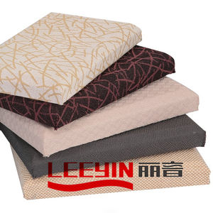 Panneau <span class=keywords><strong>acoustique</strong></span> absorbant le son, panneaux muraux acoustiques enveloppés de tissu - Product Image 1