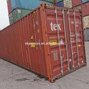 Cheap 40ft used high cube shipping container in good condition best price in store ready to ship used shipping container