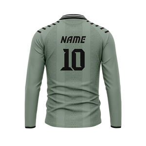 定制品牌男式足球训练夹克长袖四分之一拉链足球夹克批发 - Product Image 5