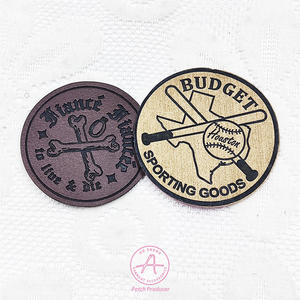 Aosheng גודל מותאם אישית שונות לוגו אישי תוויות עור התאמה אישית של צבע עור כובעים בגדים תיקון עור - Product Image 4