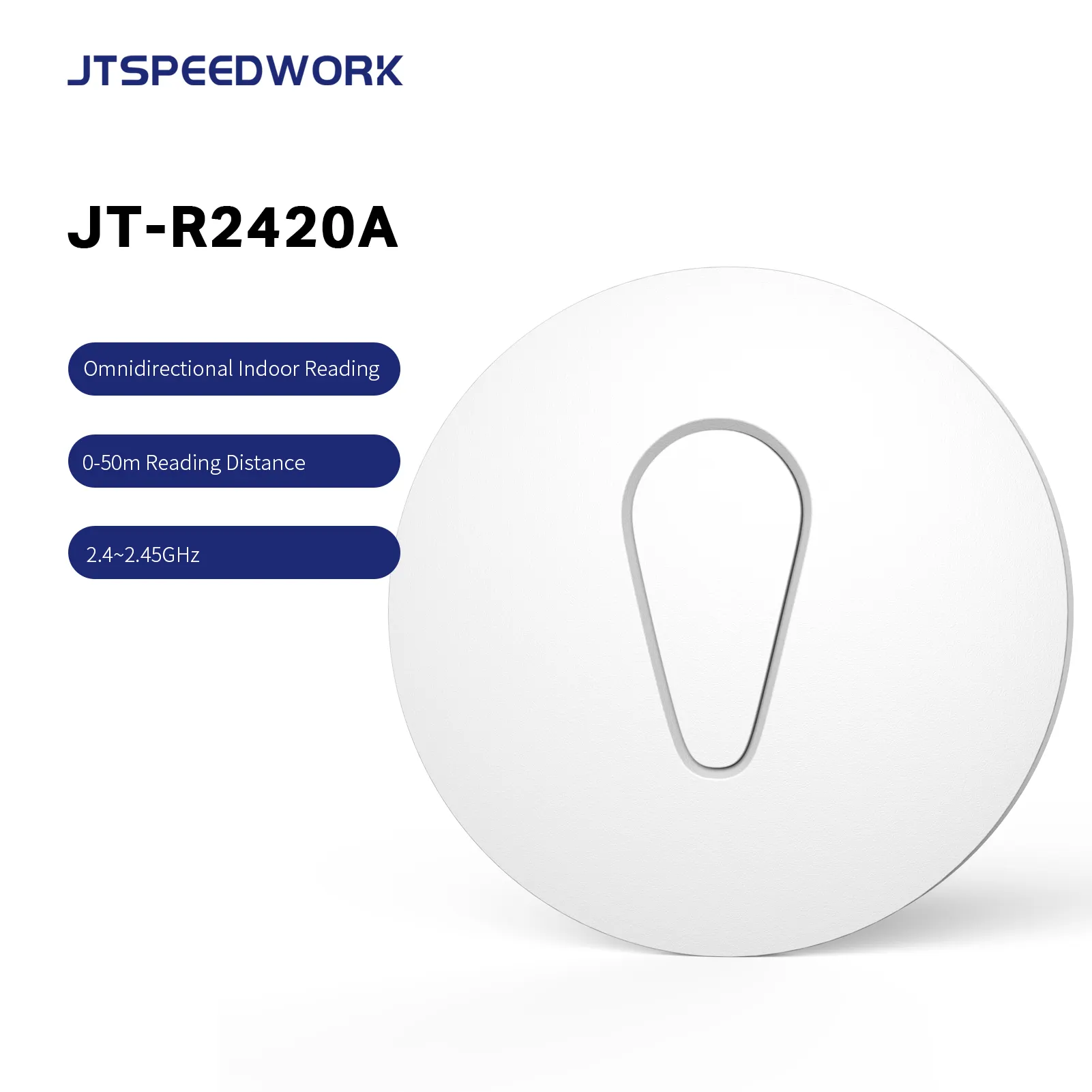 JT-R2420A Aktive Fern Omnidirektionale 2,45 GHz RFID Reader Für Asset Management