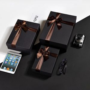 Luxury Custom Logo Big Size Cardboard Gift Wedding Packaging Paper <strong>Box</strong> With Ribbon Bow - Product Image 4