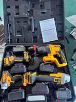 Prix d'usine, vente en gros, ensemble d'outils électriques sans fil 21V, ensemble combiné 4 en 1, ensemble d'outils électriques portables de haute qualité avec batterie au lithium