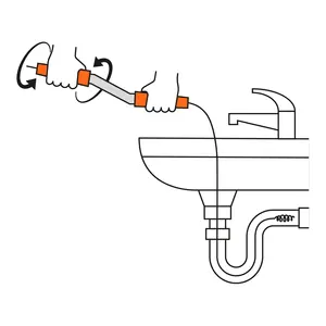 Master con 12 unità pulitori a coclea tipo coclea da 4.5 m con manovella, Truper - Product Image 3