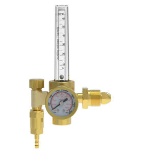 Débitmètre régulateur de gaz CGA580 pour soudage à l'argon/CO2 pour GPL, hélium, propane, acétylène, gaz naturel, matériau en laiton/aluminium - Product Image 1