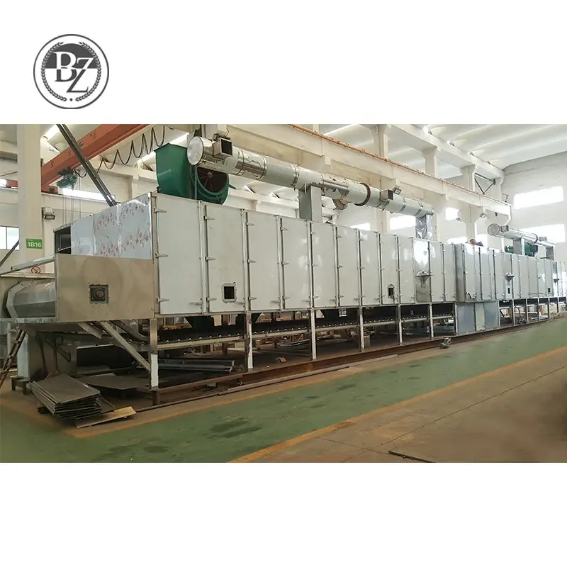 Baizhuo Sunflower Seeds Industrial Continuous Mesh Belt Dryer 50 Gear Pumps Provided Electric Heating Fluid Bed Drying Equipment