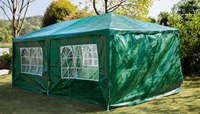 Tente d'ombrage ultralégère de camping, auvent de protection, 3x4m 4x4m, randonnée tout terrain, avec murs