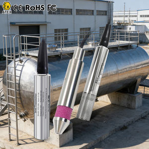 חיישן מפלס נוזלים מסוג Rs485 Modbus IP68 10M חיישן מפלס מים אלקטרוני אוטומטי טבול עם תצוגה ואזעקה - Product Image 1